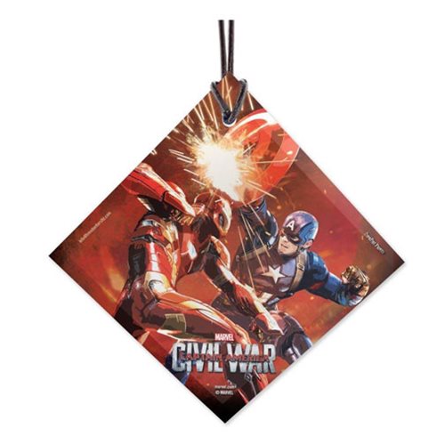 Captain America: Civil War Cap v. Iron Man StarFire Prints Hanging Glass Ornament